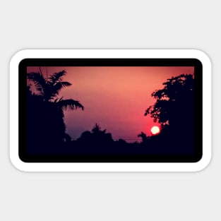 Sunset Sticker